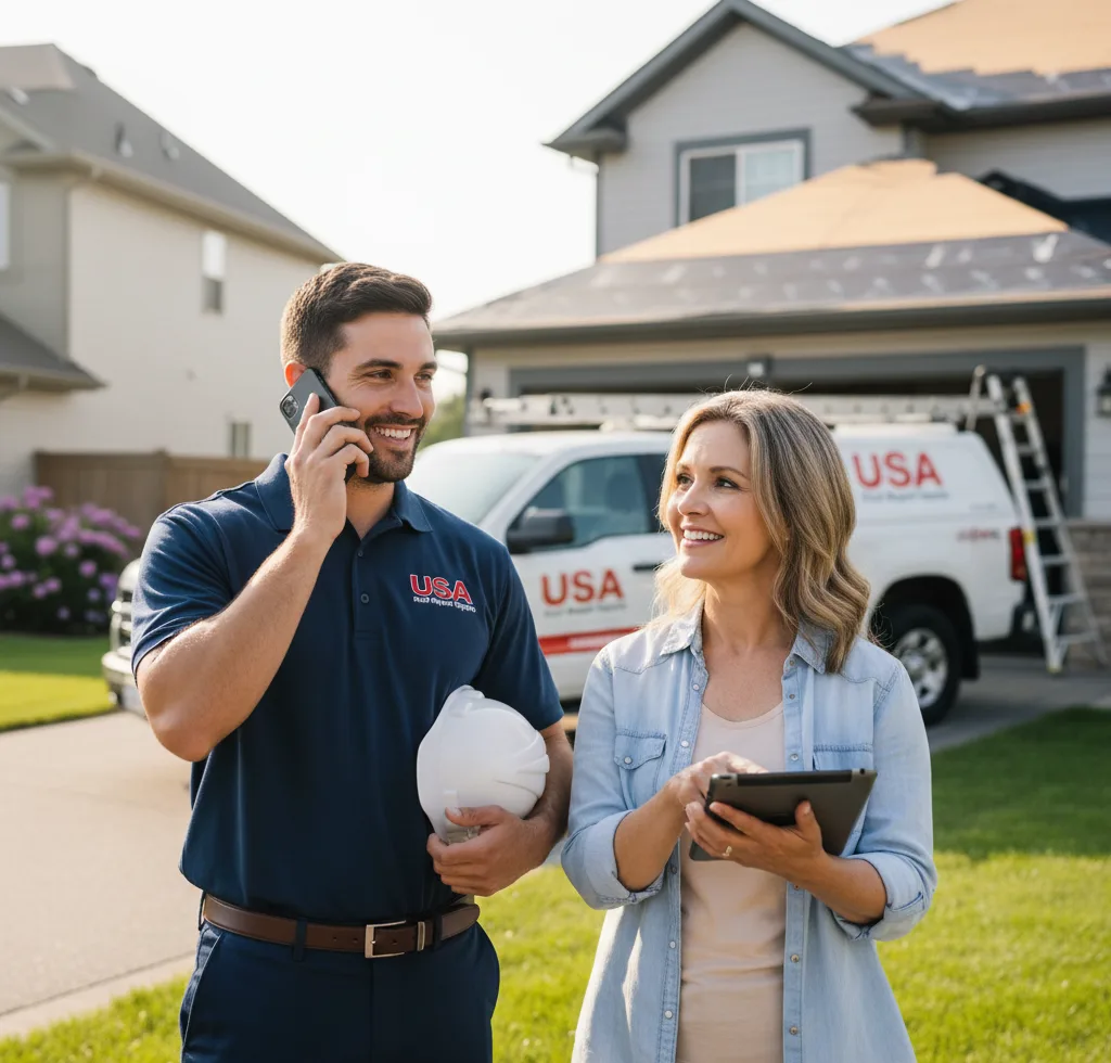 USA Roof Repair Experts customer support in West Milton